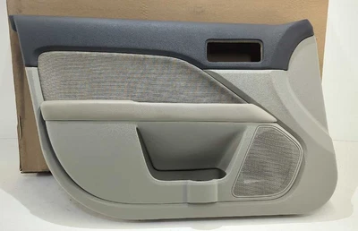 Nuevo panel de moldura de puerta delantera Ford LH 2010-2012 Fusion Milan tela gris piedra OEM Foto 1 de 4