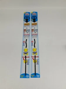 (2) Scarico Rooter Plastica Scarico Barb Serpenti Tira Capelli e Zoccoli Facilmente! Portata 18" - Foto 1 di 2