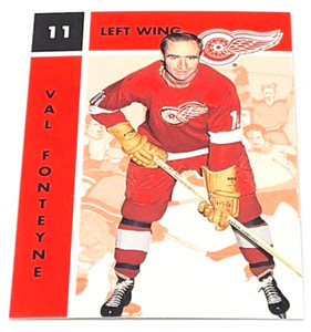 1995-96 Parkhurst Hockey 1966-67 Design Val Fonteyne Detroit Red Wings #57