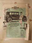 Antique 1927 Chevrolet Chevy Ad Car Automobile Magazine Advertisements GMC GM