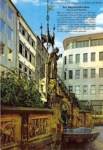 BG5827 heinzelmannchenbrunnen koln am rhein alemania - Imagen 1 de 2