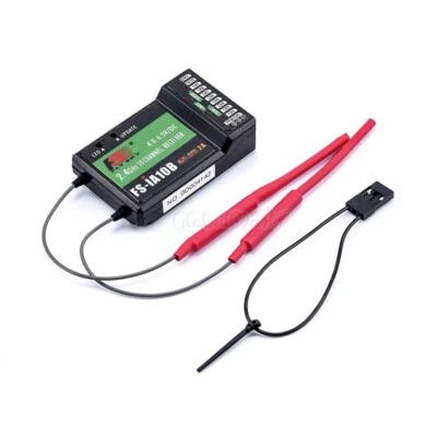 FlySky FS-iA10B Receiver - 10CH RC 2.4GHz AFHDS2A For FS-i6, FS-i6X, FS-i10 R/C - Image 1 of 4