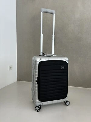 Lufthansa Aluminium Collection I Front Pocket Cabin Trolley I Multiwheel silver - Bild 1 von 4