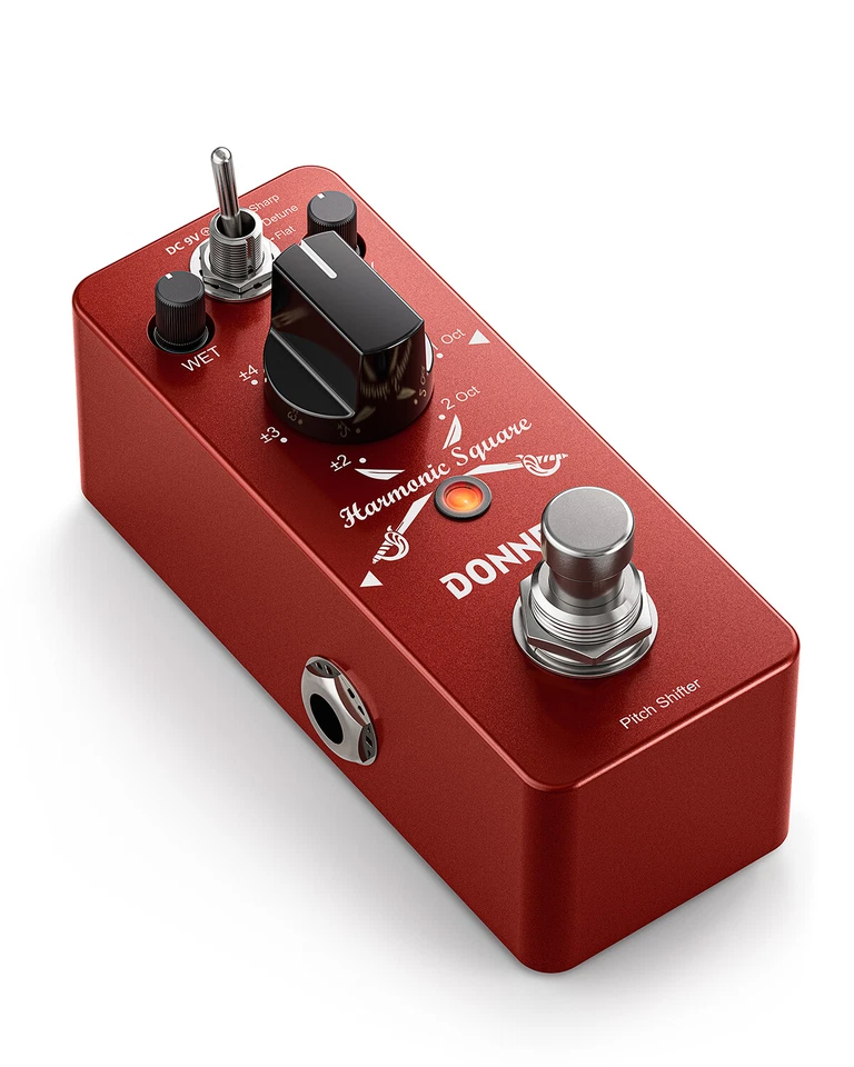 Donner Harmonic Square Digital Octave Effects Pedal Pitch Shifter 7 Shift 3 Tone - Image 1 of 4