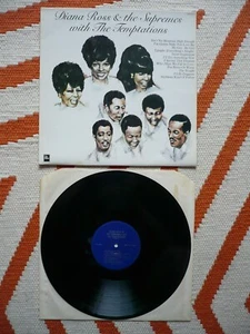 Diana Ross And The Supremes With The Temptations Vinyl UK Tamla Motown LP EXC+ - Picture 1 of 7