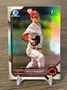 Bryce Hubbart REDS 2022 Bowman Draft Chrome Refractor 1ST BOWMAN #BDC-17 - Picture 1 of 2