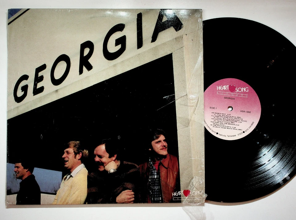 Georgia LP 1983 Heart Song HSR-1002 Southern Gospel Nashville Studio - Image 1 of 4
