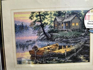 Dimensions Cross Stitch Kit Morning Lake - Picture 1 of 4