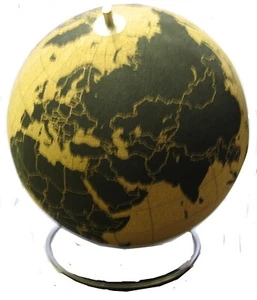 Cork Globe with 12 Push Pins - 10' Diameter - Picture 1 of 1