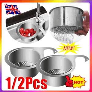 Stainless Steel Swan Sink Strainer Basket, Faucet Hanging Filter Basket KH - Picture 1 of 20