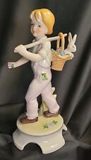 Vintage 1968 Goebel Boy With Rabbit, Lore # 239, Made In West Germany 