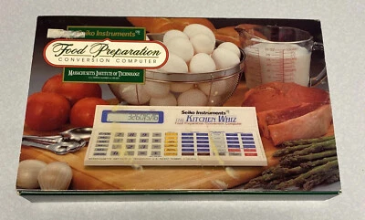 Computador de conversão para preparação de alimentos Seiko com caixa e instruções cozinha Whiz - Imagem 1 de 4
