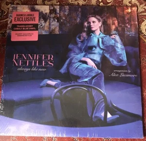 NEW Jennifer Nettles Always Like New Translucent Cobalt Blue Colored Vinyl LP - Picture 1 of 4