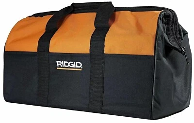 Brand New Ridgid 22"  X 10 " X 13 Large Heavy Duty  6 Pocket Tool Bag - Image 1 of 4