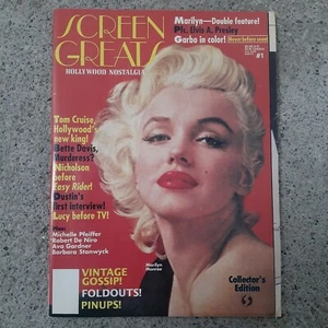 Screen Greats Magazine Marilyn Monroe Pinups Posters Tom Cruise Elvis De Niro F - Foto 1 di 12