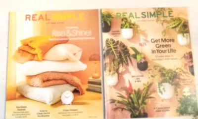 Real Simple MagazineLOT March 2024 & April 2024 Back Issues Life Made Easier - Image 1 of 2