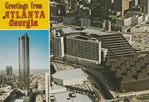 Continental Postcard - Greetings from Atlanta   Unposted - Picture 1 of 2