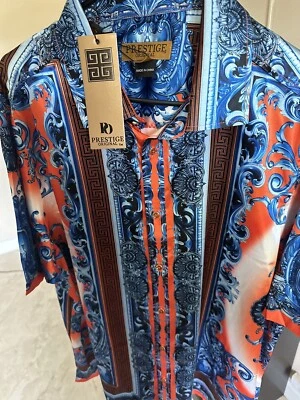 Rare Luxury Prestige Men's Shirt Designer Shirt Size Large - Image 1 of 2