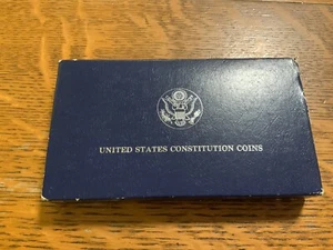 1787-1987 US CONSTITUTION SILBERMÜNZE - Bild 1 von 3