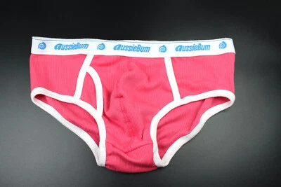 AussieBum Hombres Banjo Rosa Wonderyears Calzoncillo Acanalado Ropa Interior Talla S M  Foto 1 de 4