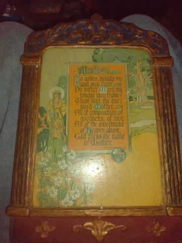 Antique Wooden Wall Plaque By J.B. Downie Cover