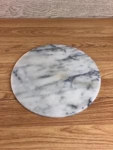 Round Marble Chopping Board Cheese Board 9.5" Diameter - Picture 1 of 9