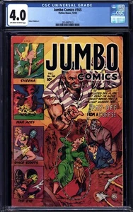 JUMBO COMICS #165 CASA DE FICCIÓN CGC ¡CALIFICADO 4.0! CÓMIC DE LA EDAD DE ORO - Imagen 1 de 1
