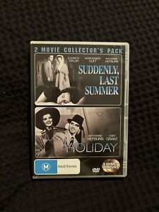 Suddenly, Last Summer + Holiday Region 4 DVD Elizabeth Taylor Katharine Hepburn