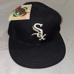 Neu mit Etikett Vintage New Era Pro Modell Chicago White Sox eng anliegende Wollmütze Gr. 7 90er USA - Bild 1 von 11