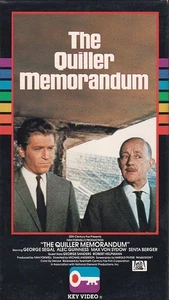 The Quiller Memorandum - RARE VHS George Segal ALEC GUINNESS KEY VIDEO 1976 - Bild 1 von 1