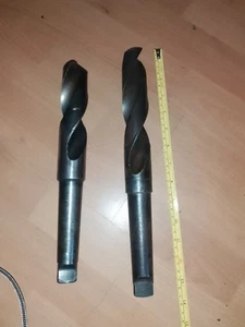 2 Large  1 15/32" & 1 1/2" Morse Taper Drill Bits Balfour Capital England  MT4 - Picture 1 of 8