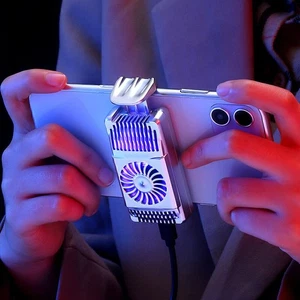 Mobile Phone Cooler Semiconductor Radiator Cooling Fan Holder Mute Stretchable - Photo 1 sur 11