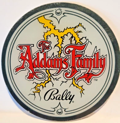 PINBALL THE ADDAMS FAMILY ~ BALLY Promo Plástico - Posavasos, Cubierta de Altavoz, Llavero Nuevo de Lote Antiguo Foto 1 de 4