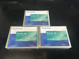 2x Quantum Travan 20/40GB Storage Data Cartridges - New Sealed - Afbeelding 1 van 1