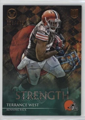 2014 Topps Valor Strength /499 Terrance West #115 Rookie RC - Image 1 of 2