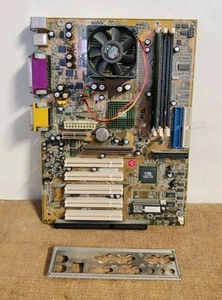 Computer Vintage Mainboard Sockel 462 Chaintech CT-7AJA + CPU AMD ATHLON + RAM - Bild 1 von 4