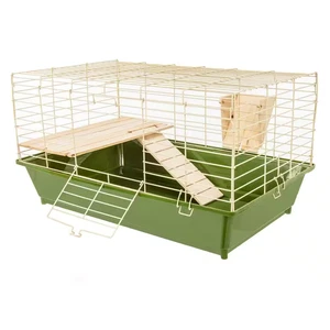 Natural'S Guinea Pig Cage with Wooden Shelf, Ramp and Hay Feeder - 28.5 In. 17.5 - Picture 1 of 6
