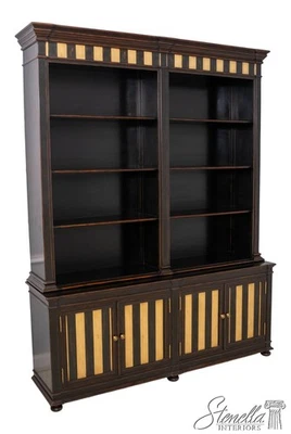 69665:THEODORE ALEXANDER 大号 Ebonized Country 法国书柜 — 第 1/4 张图片