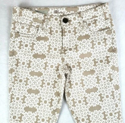 Kut from the Kloth Brigitte Ankle Skinny Pants Women's Cream White Size 6 - Image 1 of 4