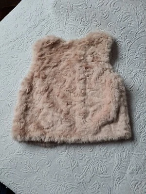 H & M Mädchen Weste Gr.110 Kuschel warme Fellweste Modische Kuschelige Jacke Top - Bild 1 von 4