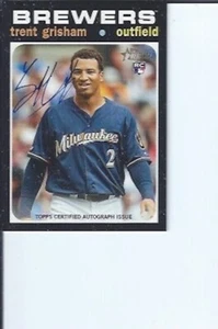 Trent Grisham 2020 Topps Heritage RC Autograph - Picture 1 of 1