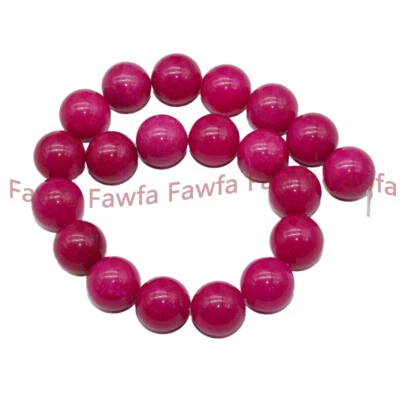 Rare Huge 20mm Natural Pink Sugilite Round Gems Smooth Loose Beads 15" Strand AA - Image 1 of 4