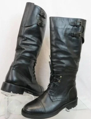 39.5/US9.5 ❤️ BOTAS ALTAS BELSTAFF TRAILMASTER FEITAS NA ITÁLIA COURO MOTOCICLISTA COMBATE - Imagem 1 de 4