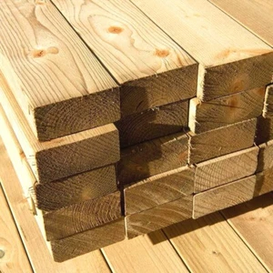 Pressure Treated Garden Framing Timber 3x2" 4x2" 6x2" Kiln Dried Decking Joists - Picture 1 of 1