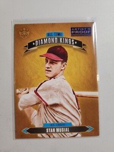 2020 Diamond Kings All-Time Diamond Kings Artist Proof Blue #11 Stan Musial