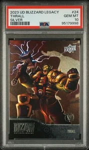 PSA 10 Thrall 24/200 Silver Holo Upper Deck Blizzard Legacy Collection 2023 - Picture 1 of 2