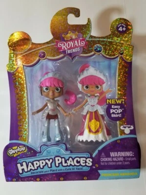 NOVO Shopkins Happy Places Royal Trends Princesa ARMANDA com Saia Pop Fácil Alce - Imagem 1 de 3
