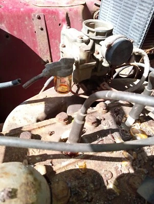 ORIGINAL 1954 Willys Aero Ace Deluxe ENGINE Distributor Exhaust Manifold Oil. . - Image 1 of 4