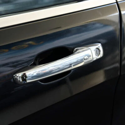 Jeep Grand Cherokee 2012-2020 juego de molduras de manija de puerta cromada Foto 1 de 4