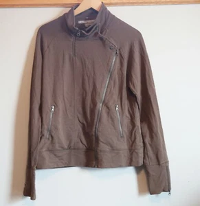 Sudadera Chaqueta de Motociclismo ASIMÉTRICA Tejida con Cremallera Frontal ATLETA para Mujer M - Imagen 1 de 4